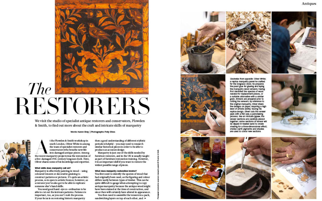 The Restorers Plowden Smith Talk Marquetry With Period Living